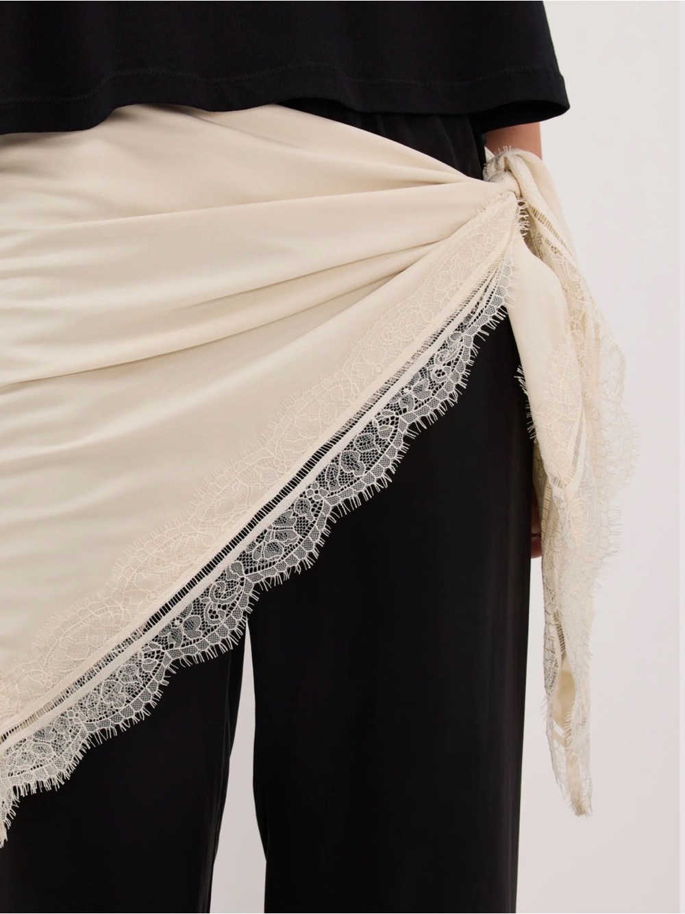 DISSH Andrea Sandstone Cupro Lace Scarf - Picture 2 of 4